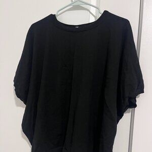 MUJI Black Dolman Sleeve Top – Size Small (Never Worn, No Tags)